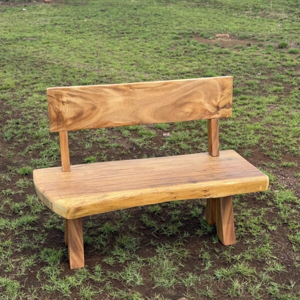 Compact Live Edge Bench 2 seater