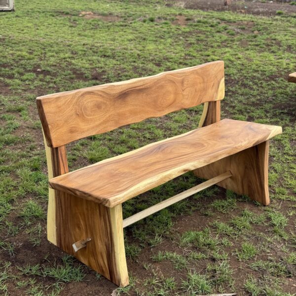 Live Edge Slab Bench 3 seater