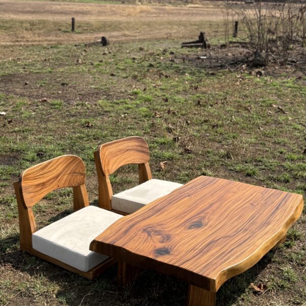Live Edge Floor Seating Table