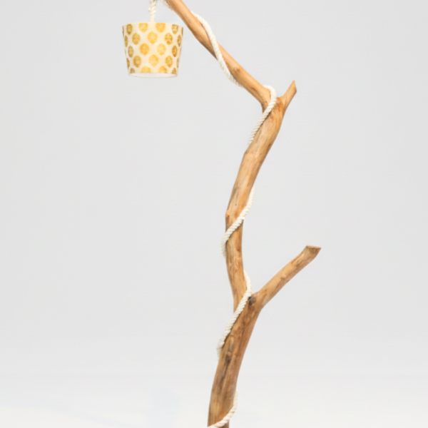 Natural Tree Branch Lamp