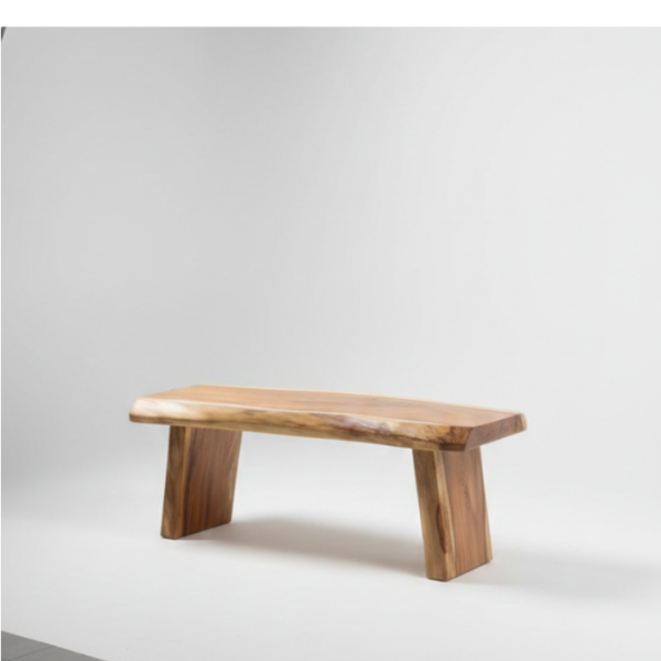 Rustic Live Edge Bench  2 Seater