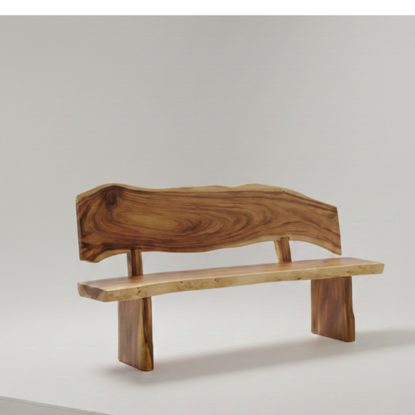 WaveBack Live Edge  Bench