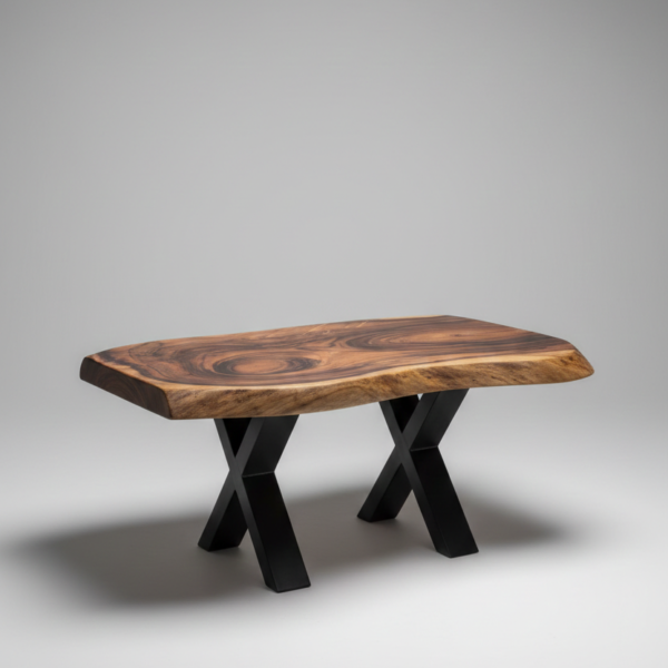 X-Base Live-Edge  Coffee Table