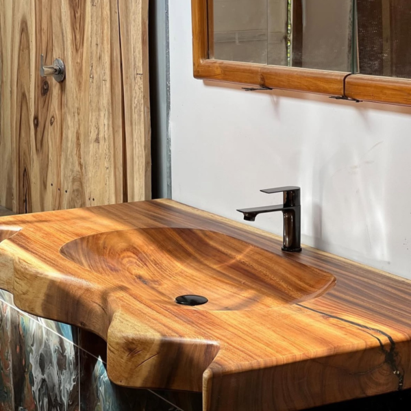 Live Edge Slab Wash Basin