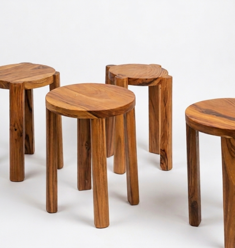 Nestra Bedside Stool (4-in-1) - Woodsman Decor