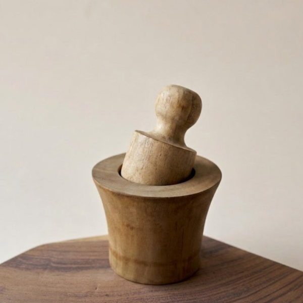 Wooden Morter&Pestle