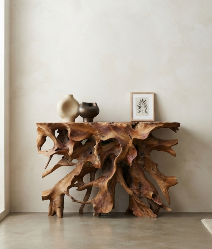teakroot console 5ft