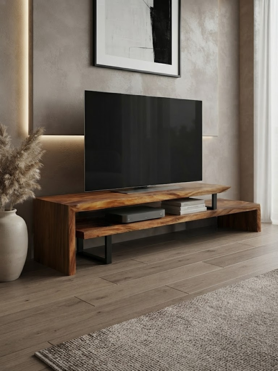 tv console solid